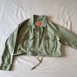LEVIS | Crop jacket | Green